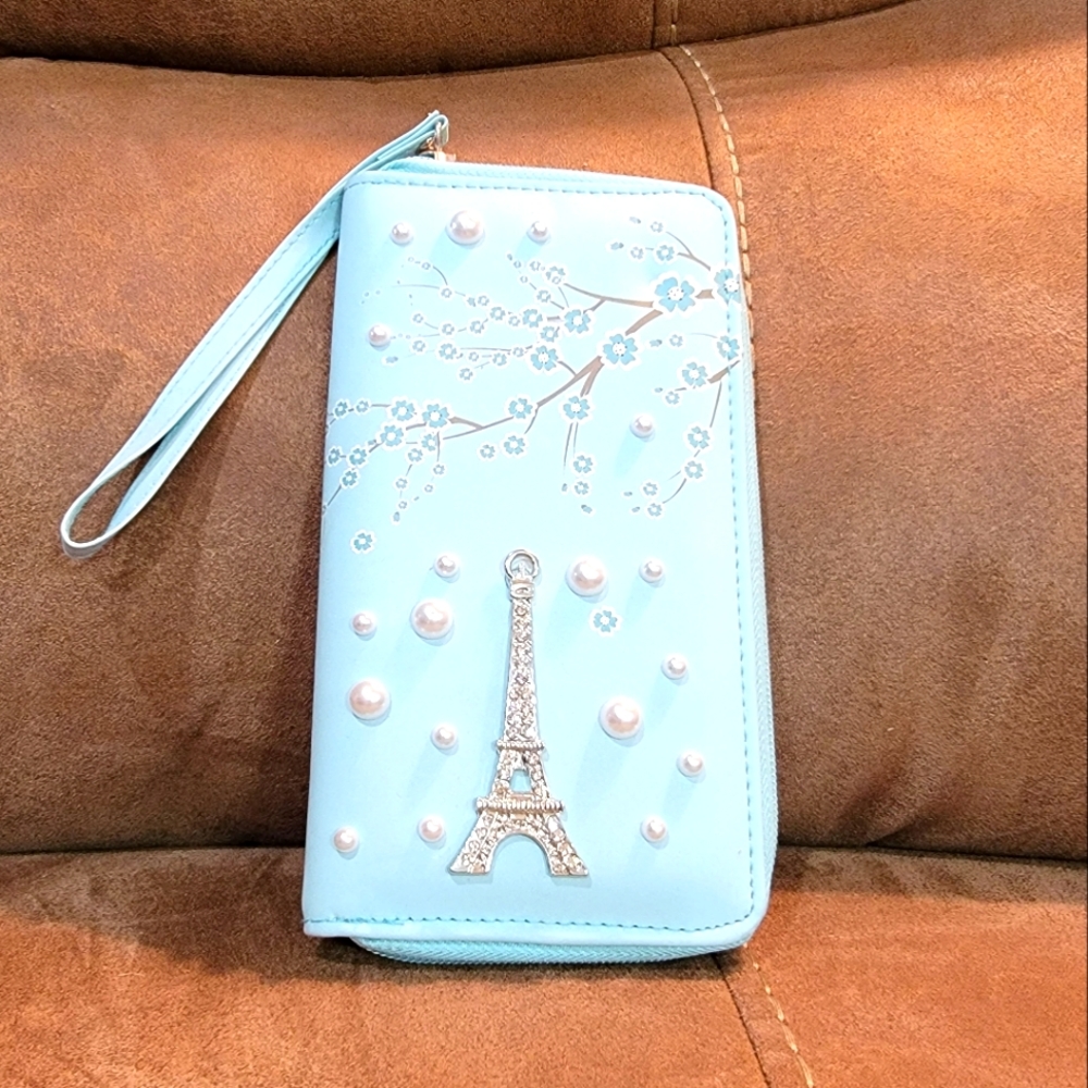 Claire's Eiffel Tower Wallet or Wristlet
